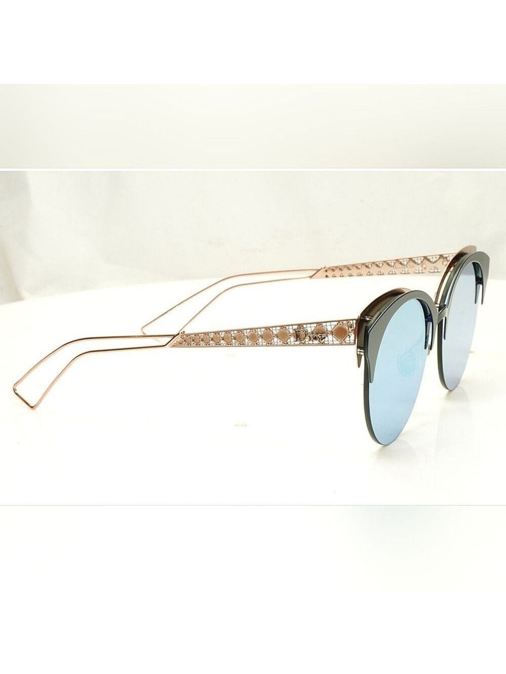 DIOR "DIORAMA CLUB" FBX/A4 55MM MATTE BLUE & PINK  DESIGNER WOMEN'S SUNGLASSES - Picture 2 of 8